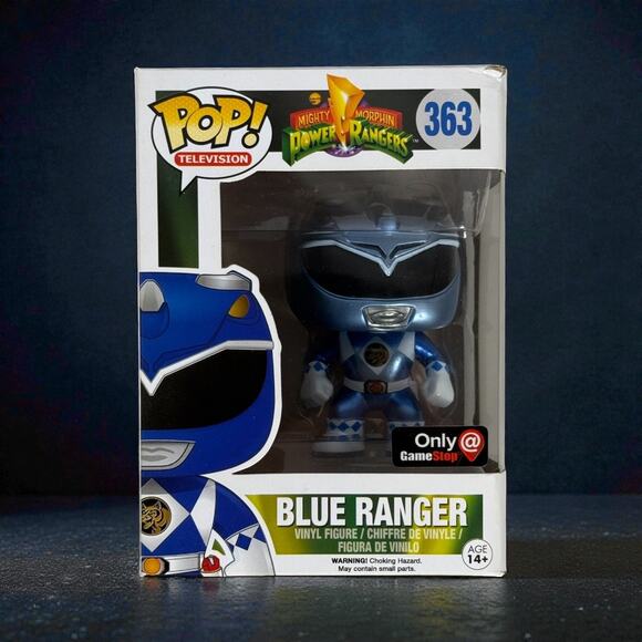 Funko Pop Unopened Blue Ranger 363 Mighty Morphin' Power Rangers Exclusive - Picture 1 of 11